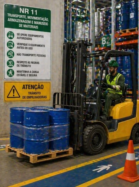 Curso NR 11 – Transporte – Movimentação – Armazenagem e Manuseio de Materiais