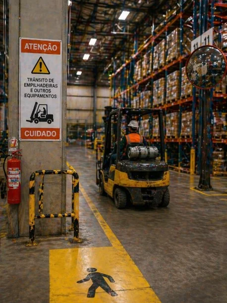 Curso NR 11 – Transporte – Movimentação – Armazenagem e Manuseio de Materiais – Segurança na Operação de Empilhadeiras