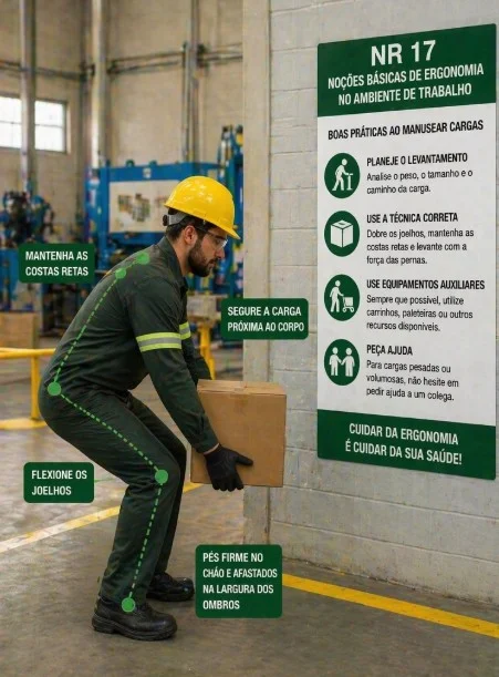 Curso NR 17 – Noções Básicas de Ergonomia no Ambiente de Trabalho